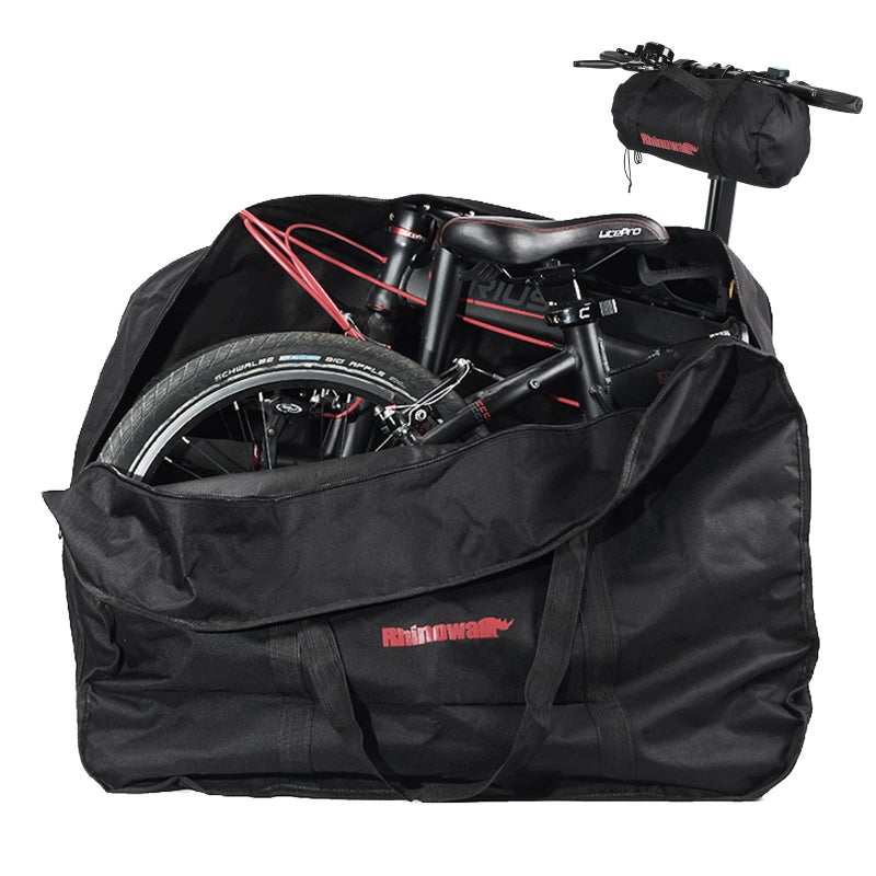 CamGo 20 Inch Folding Bike Bag - Waterproof Bicycle Travel Case Outdoors Bike Transport Bag for Cars Train Air Travel (Black, 20 inch) - Image 1